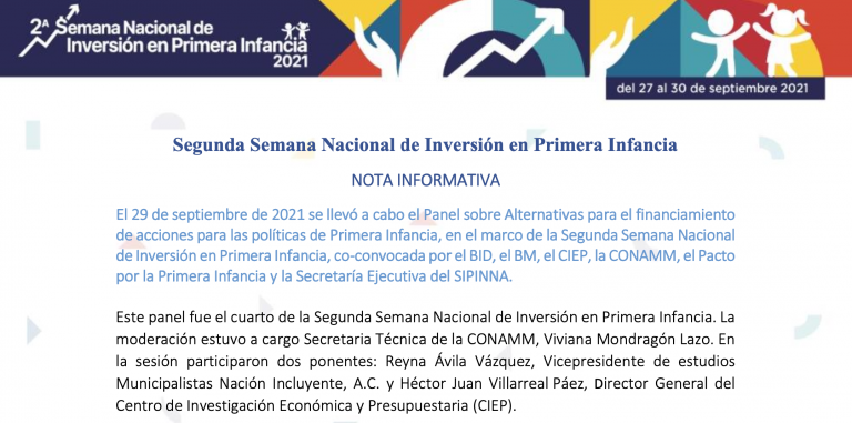 Panel 4 semana de inversión