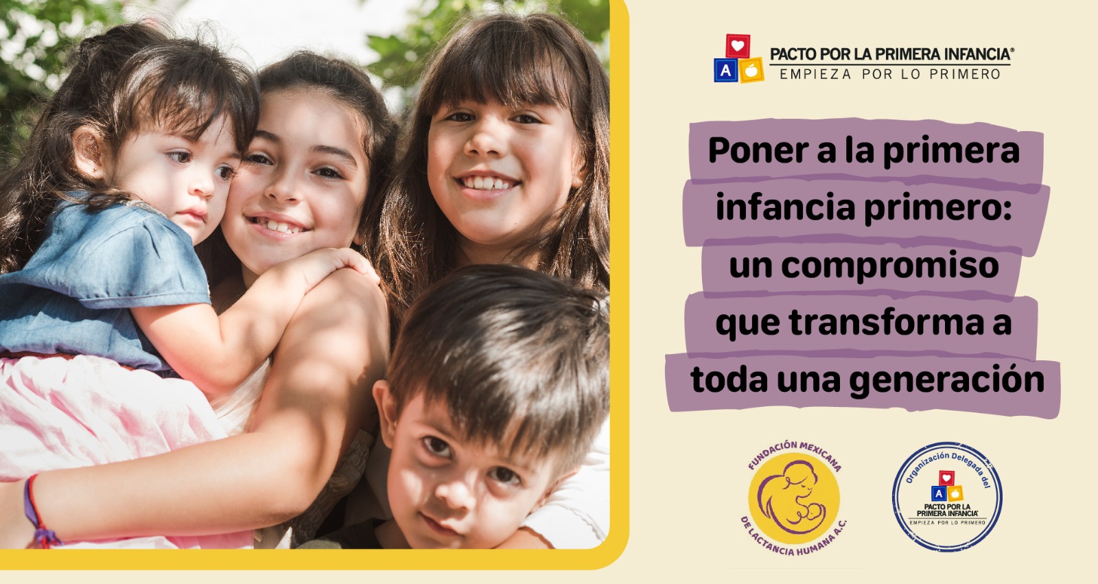 Poner a la primera infancia primero: un compromiso que transforma a ...
